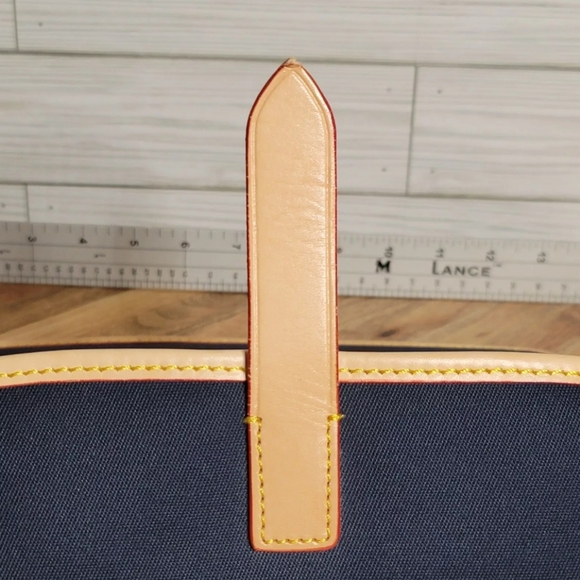 Dooney and Bourke Tablet Case Ipad Cover Padded Protector Navy Blue and Leather - Picture 7 of 11